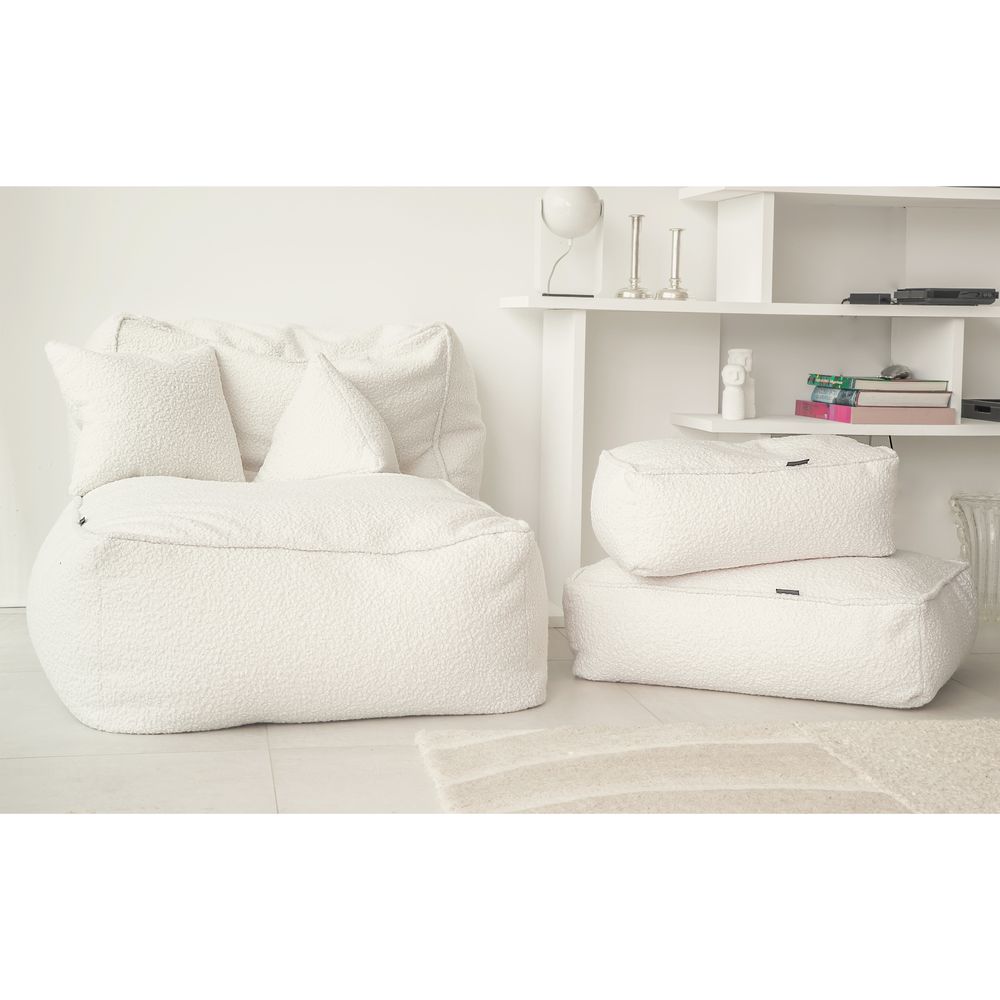 Coussins - Canapé modulable en tissu bouclette - MX HOME