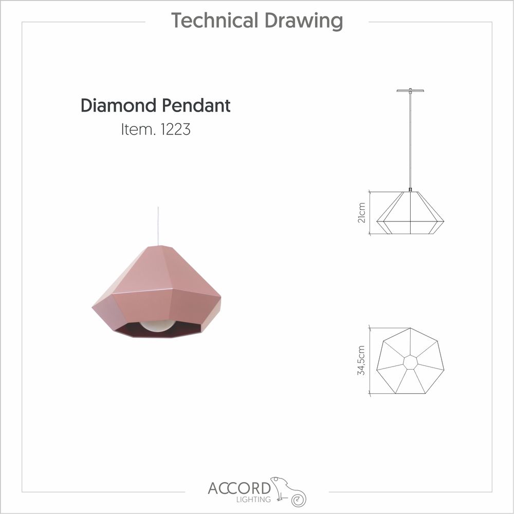 Hanging lights - Diamond Collection - ACCORD LIGHTING
