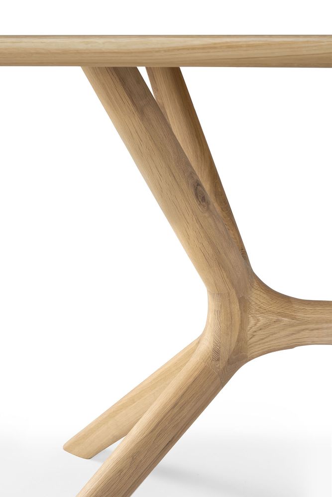 Dining Tables - Oak X dining table - ETHNICRAFT