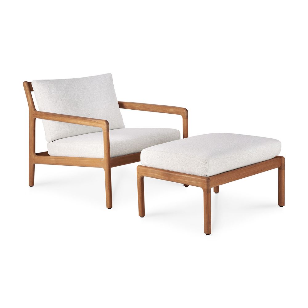 Coffee tables - Teak Jack outdoor footstool - ETHNICRAFT