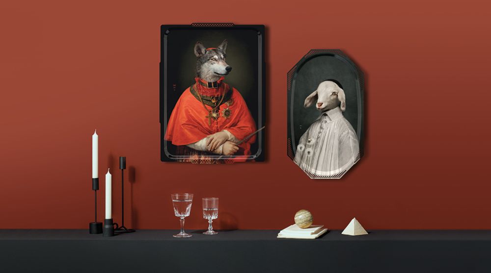 Trays - LE LOUP & L'AGNEAU - Wall Tray - IBRIDE