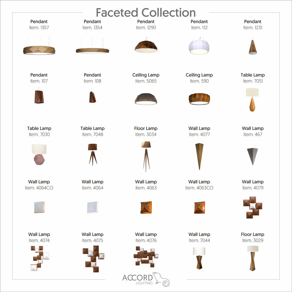 Suspensions - Collection à facettes - ACCORD LIGHTING