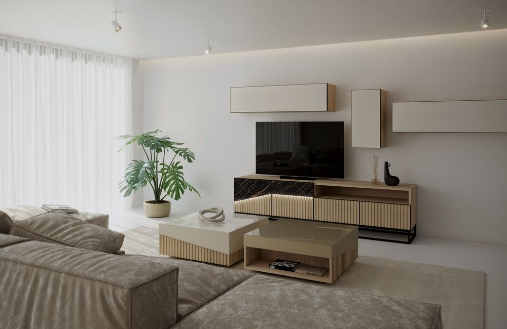 Buffets - Meuble TV Oblique - ZAGAS FURNITURE