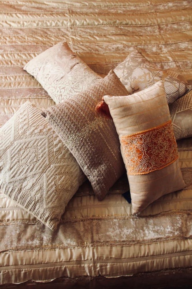 Fabric cushions - Coral Collection Cushions - 19SIDES BY  SHIVAM