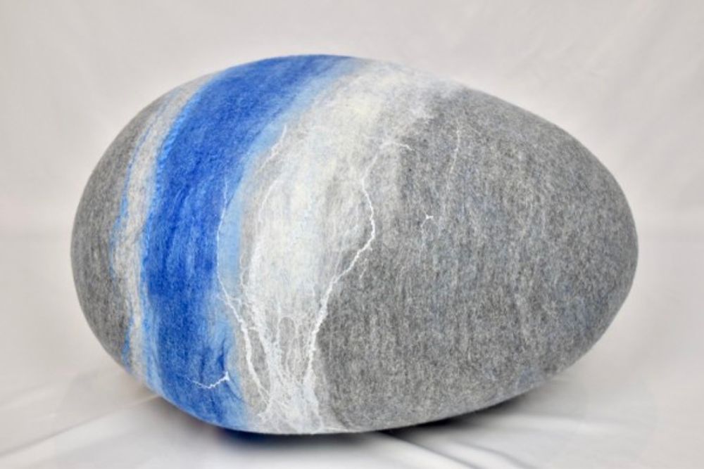 Ottomans - Atlantic Collection Felt Wool Floor Cushion - L'ATELIER DES CREATEURS