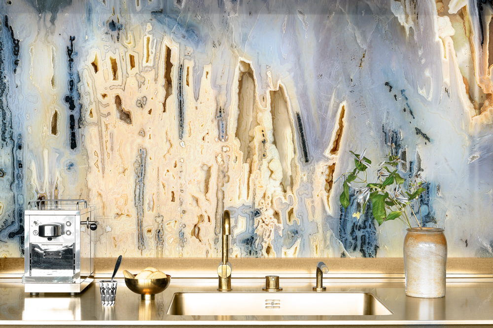 Wall panels - Vetrite Gem Glass Lake - SICIS