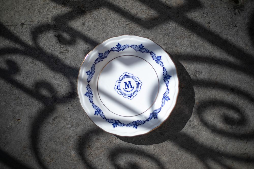 Formal plates - 18 cm Dessert Plate - MAISON MANOÏ