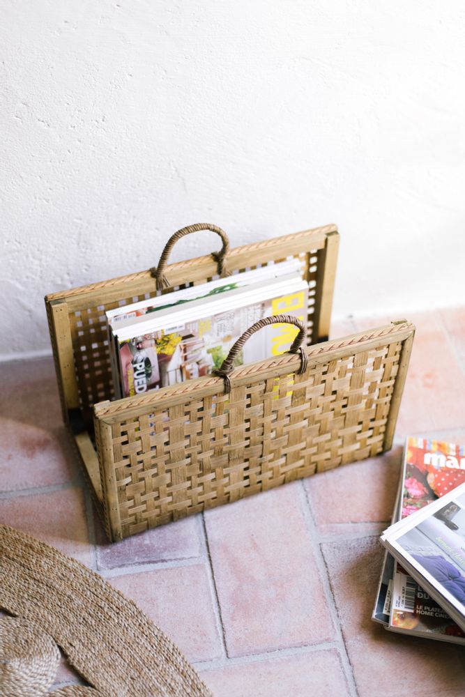 Organizer - Bamboo Magazine Rack AX70235 - ANDREA HOUSE