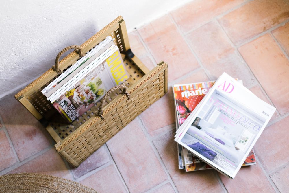 Organizer - Bamboo Magazine Rack AX70235 - ANDREA HOUSE