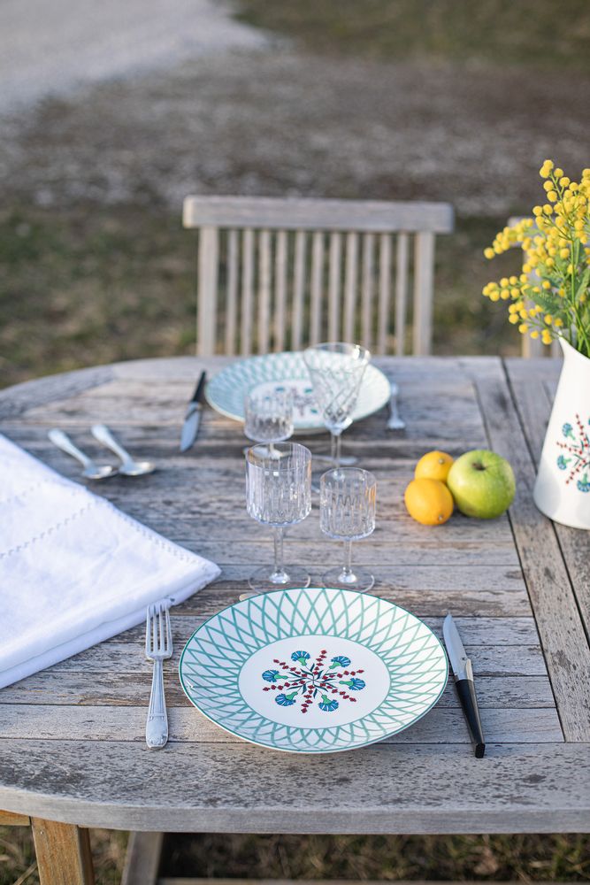 Formal plates - Flat plate 26 cm - MAISON MANOÏ