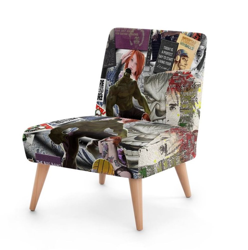 Office furniture and storage - ARTY ARMCHAIR several models possible - L'ATELIER D'ANGES HEUREUX