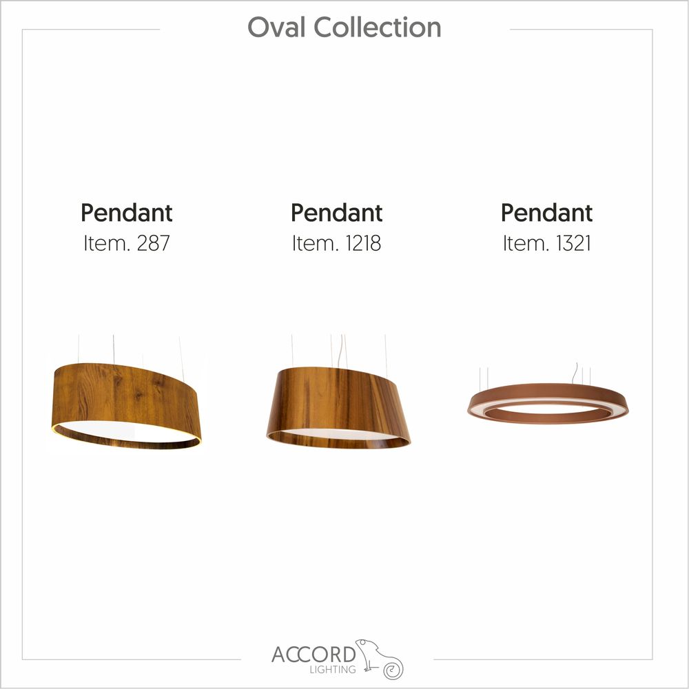 Hanging lights - Oval Collection - ACCORD LIGHTING