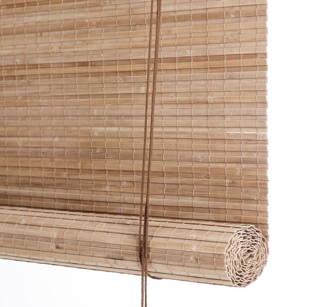 Rideaux et voilages - Store enrouleur en bambou marron - COLOR & CO