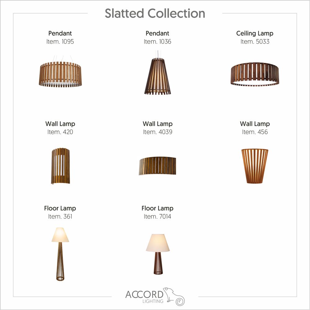 Floor lamps - Slatted Collection - ACCORD LIGHTING