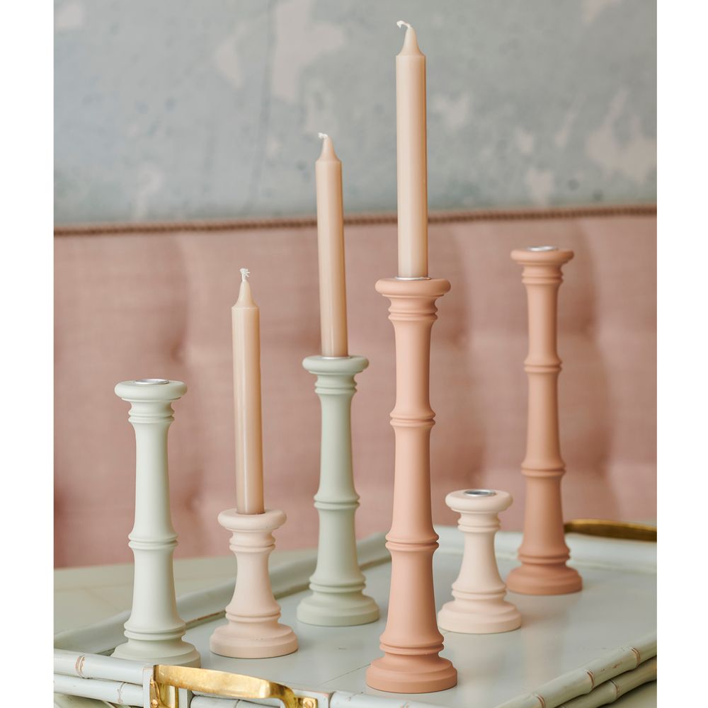 Cadeaux - Trio de bougeoirs en bois tourné - MOISSONNIER