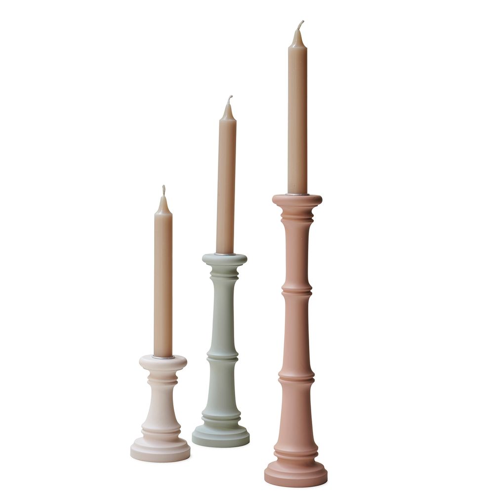 Cadeaux - Trio de bougeoirs en bois tourné - MOISSONNIER