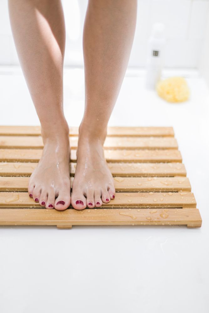 Accessoires à fixer - Tapis de bain en bambou antidérapant BA70150 - ANDREA HOUSE