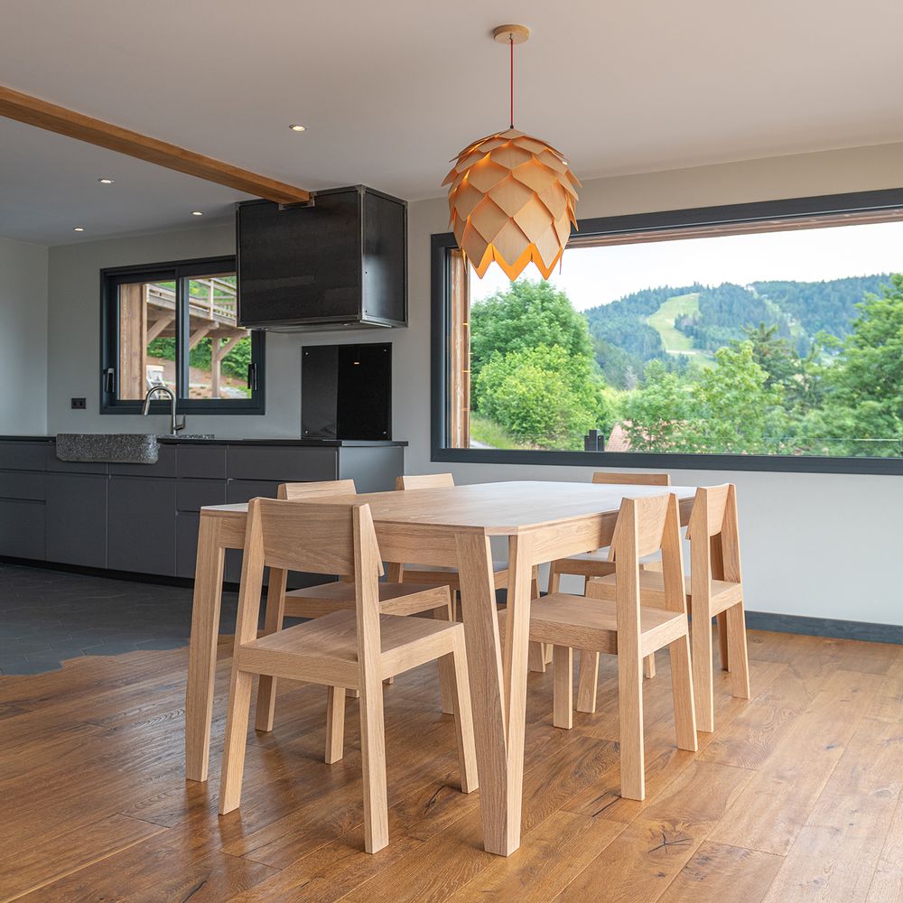 Dining Tables - MeliMelo table in solid walnut - DELAVELLE