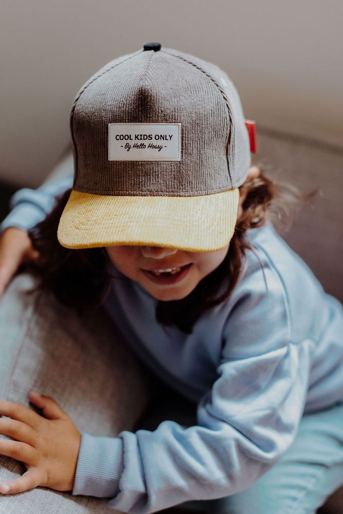 Kids accessories - Sweet Dark Grey Cap - HELLO HOSSY®
