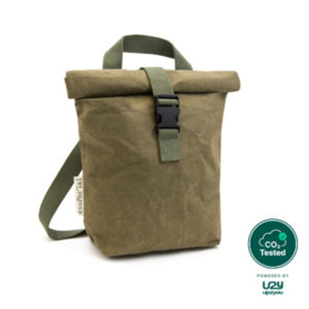 Bags and totes - Medium messenger office black/dark green - ESSENT'IAL