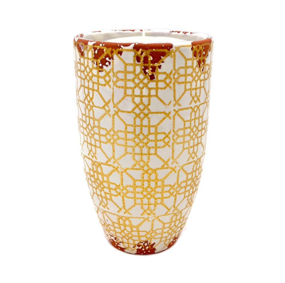Candles - Lattice Collection ceramic scented candles - WAX DESIGN - BARCELONA