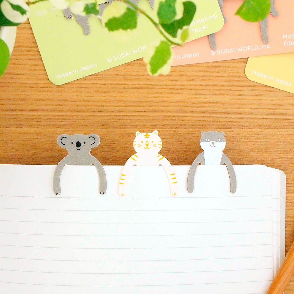 Stationery - Clip Family paper clips / bookmark - SUGAI WORLD