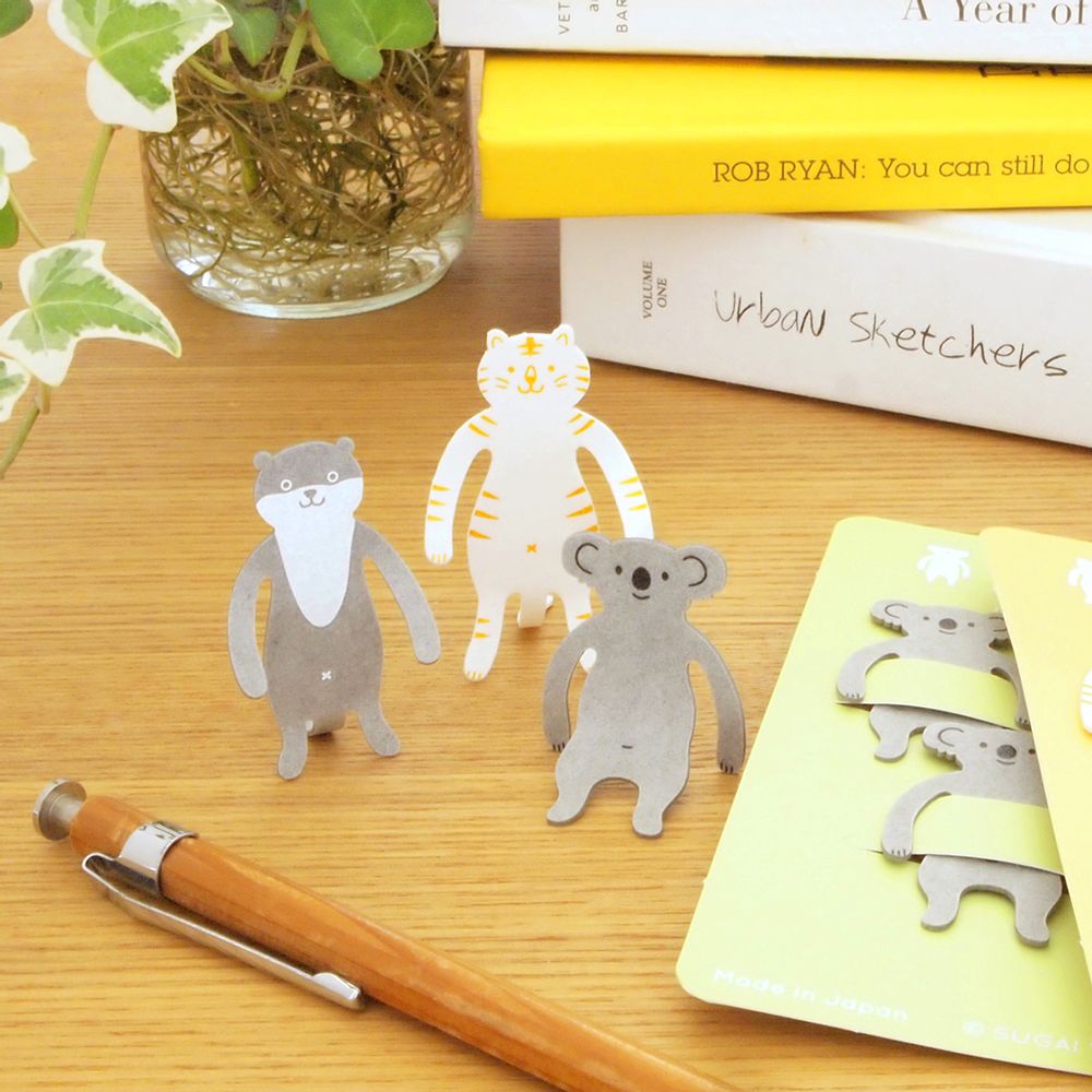 Stationery - Clip Family paper clips / bookmark - SUGAI WORLD