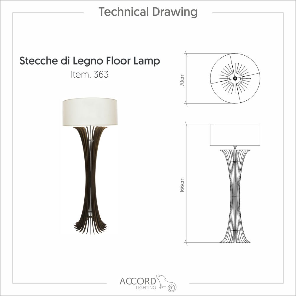 Floor lamps - Stecche di Legno Collection - ACCORD LIGHTING