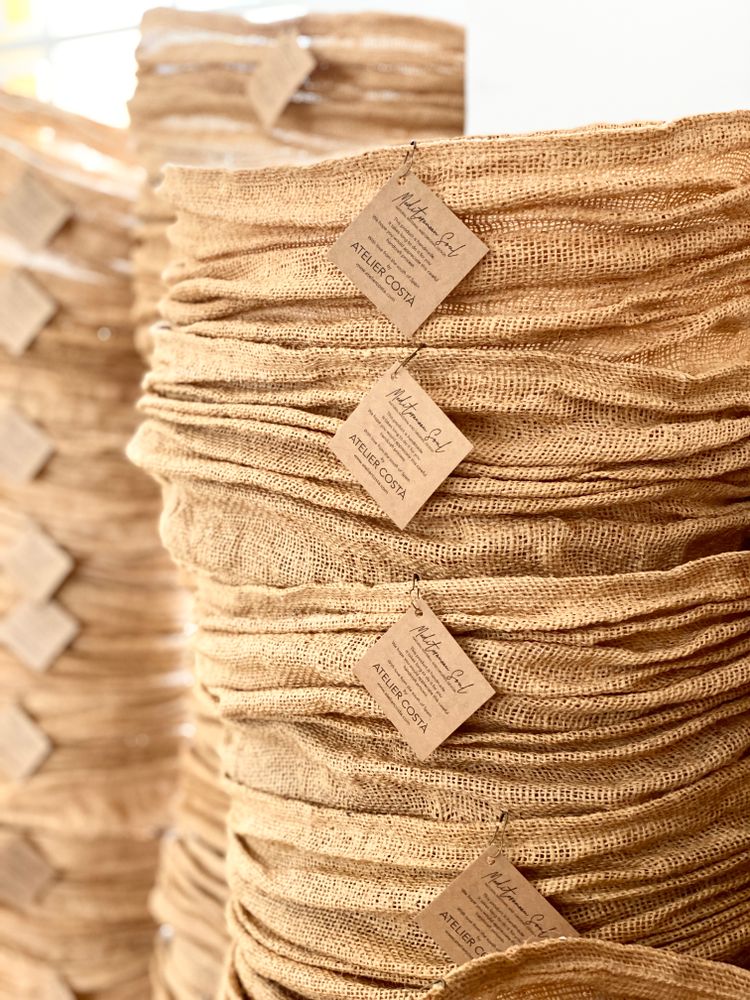 Storage boxes - Jute Mesh Baskets - ATELIER COSTÀ