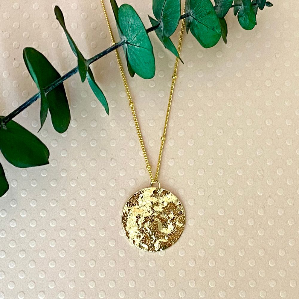 Bijoux - Collier doré à l'or fin. Chaine plaquée or de 50cm. - NAO JEWELS