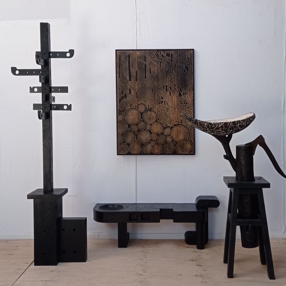 Decorative objects - console, coffee table\" Rustic\”. - THIERRY LAUDREN
