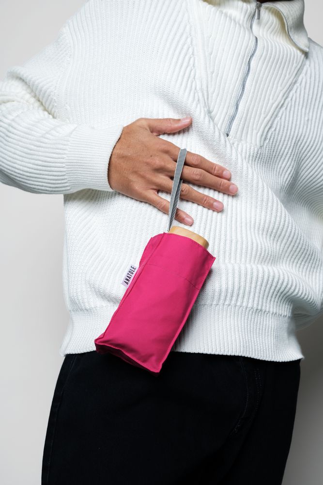 Gifts - Compact umbrella - Fuchsia Pink - Suzanne - ANATOLE