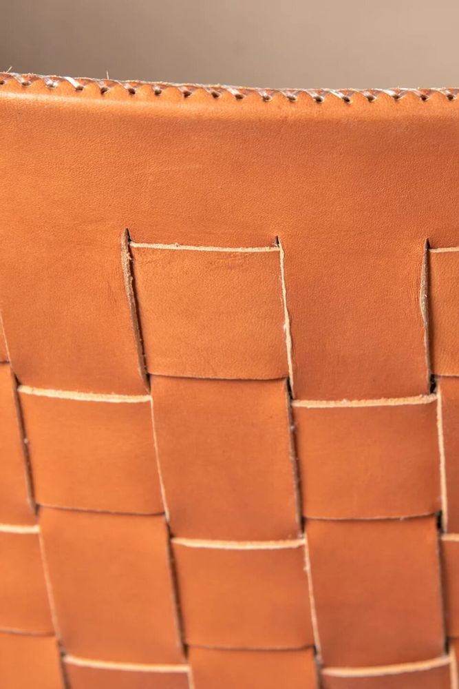 Objets de décoration - Sac en cuir tissé - SOL & LUNA