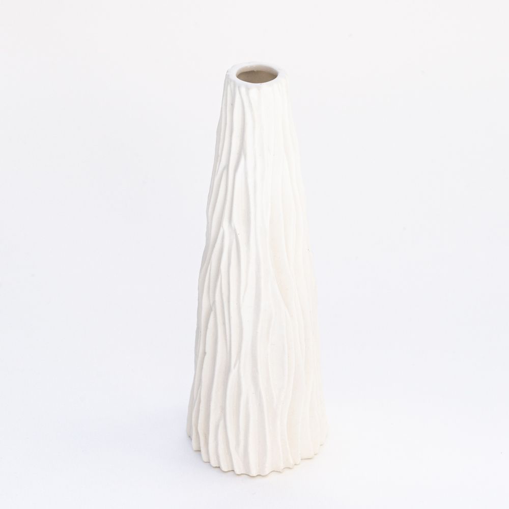 Vases - KORALL 1 Vase biscuit porcelain H=16.5cm - YLVAYA DESIGN