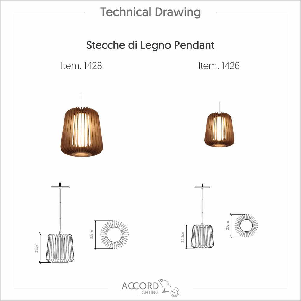 Table lamps - New Stecche di Legno Collection - ACCORD LIGHTING