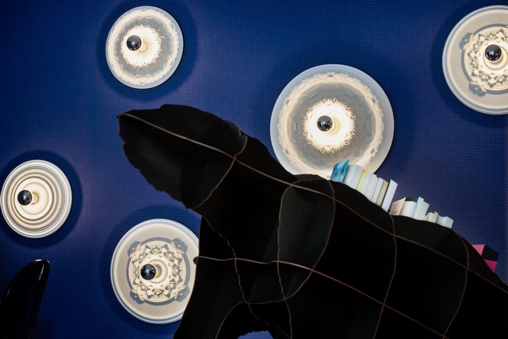 Pièces uniques - Applique murale et plafonnier en plâtre de Paris RIVOLI - RADAR INTERIOR