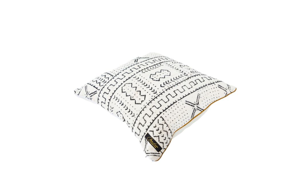 Coussins textile - Coussin bogolan 40cm x 40cm. - MAISON LAADANI