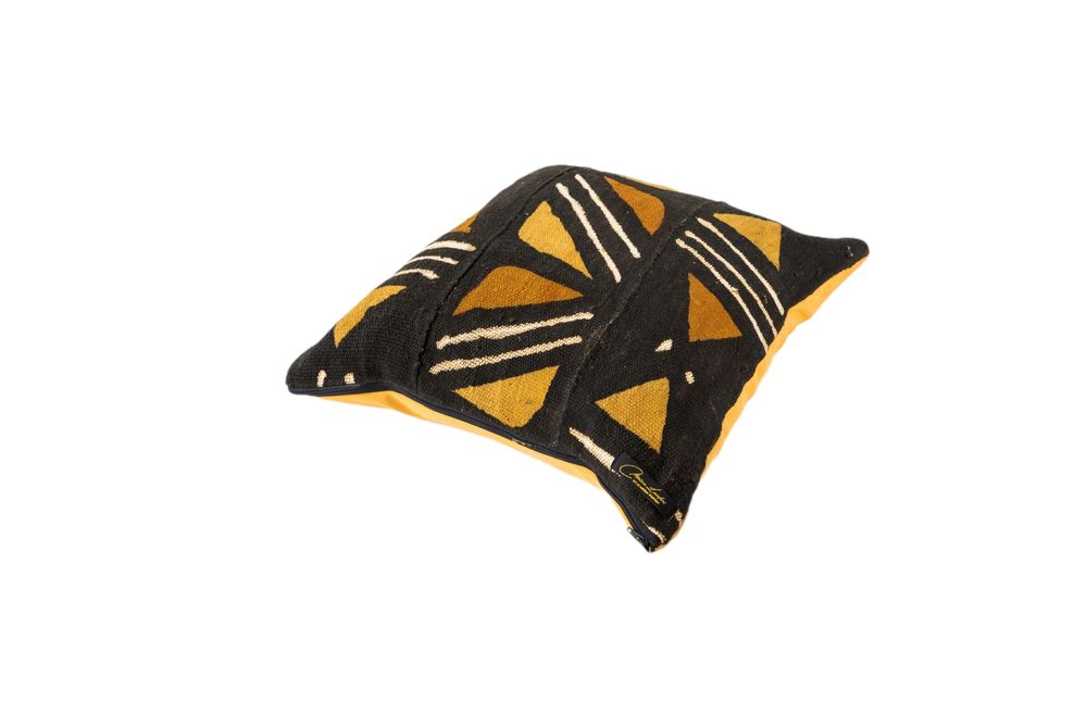 Coussins textile - Coussin bogolan 40cm x 40cm. - MAISON LAADANI
