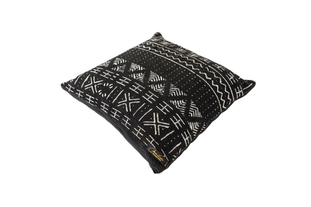 Coussins textile - Coussin bogolan 40cm x 40cm. - MAISON LAADANI