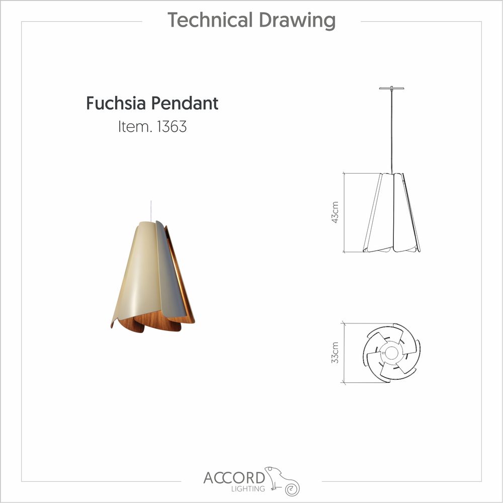 Hanging lights - Fuchsia Collection - ACCORD LIGHTING