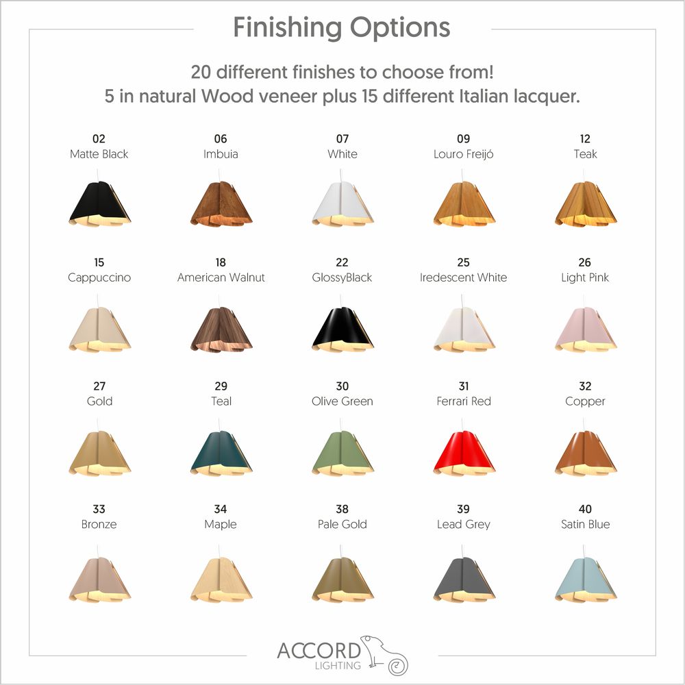 Hanging lights - Fuchsia Collection - ACCORD LIGHTING
