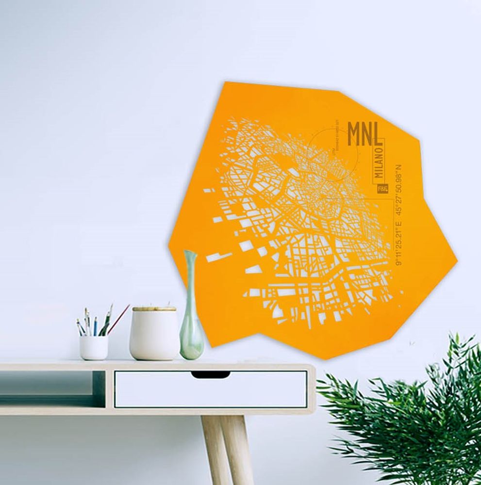 Panels - Milan pro | H 152 - W 144 cm | Limited edition - Wall decoration - FRANK&FRANK