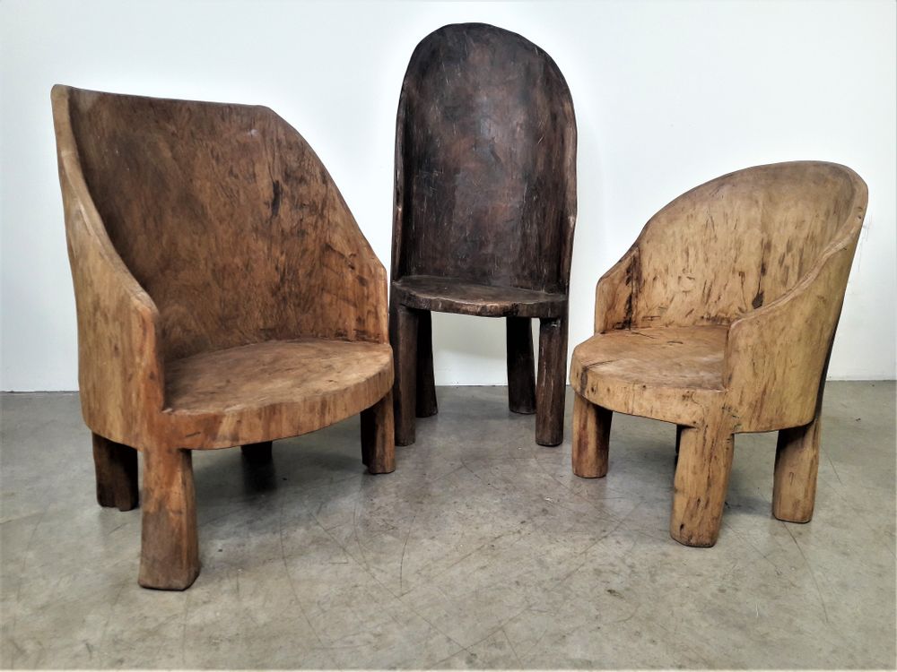 Decorative objects - Naga Monobloc Wooden Armchair - JD PRODUCTION - JD CO MARINE