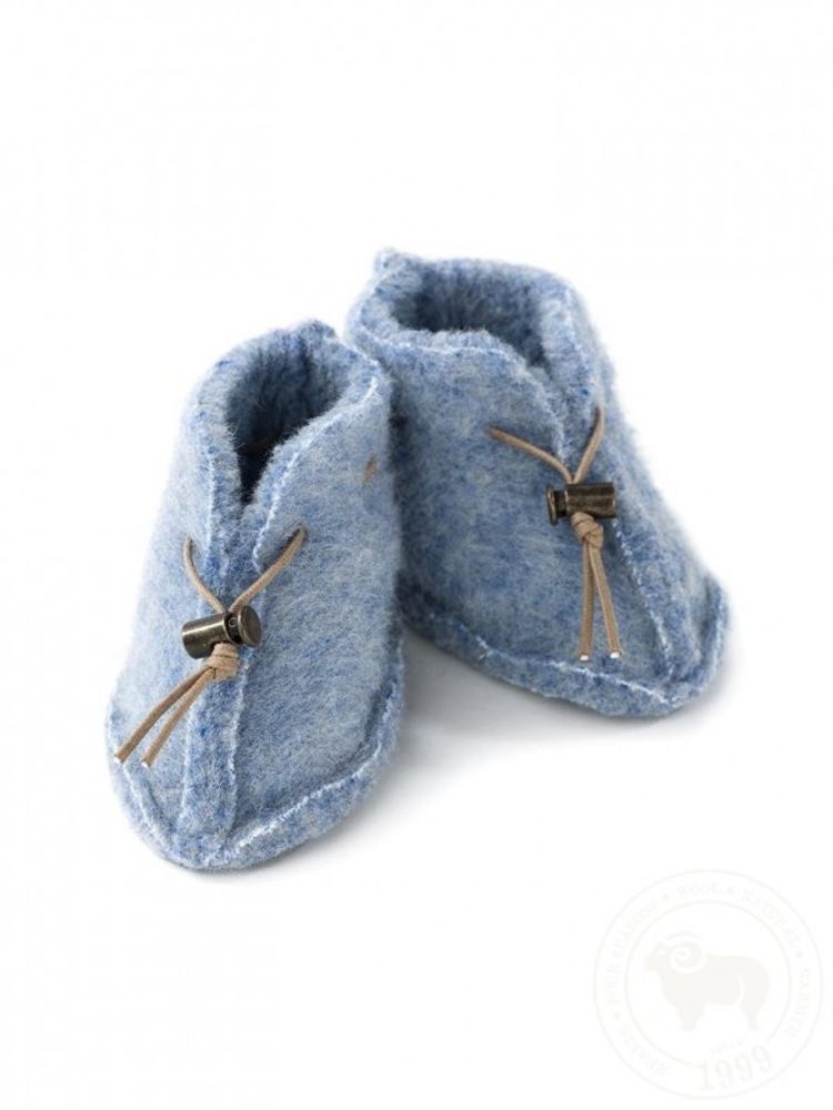 Chaussons et chaussures enfant - Chausson bébé en laine - SHEEP BY THE SEA