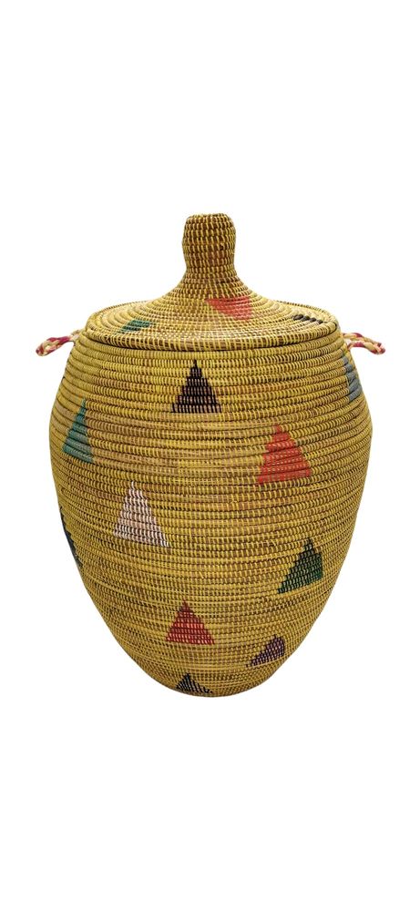 Decorative objects - Large braided basket - MAISON LAADANI