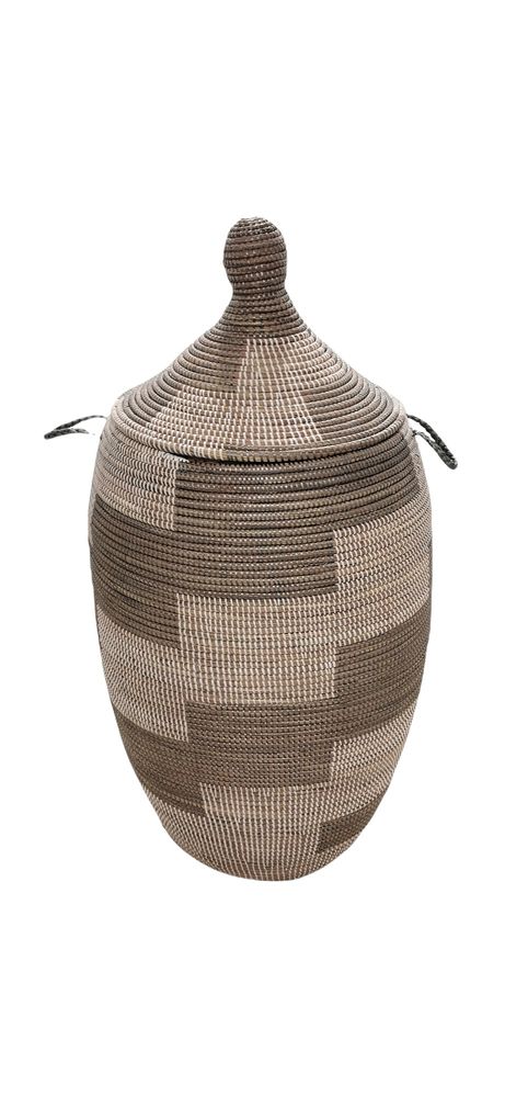 Decorative objects - Large braided basket - MAISON LAADANI