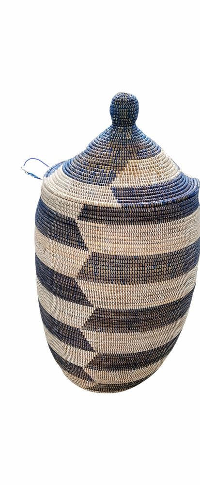 Decorative objects - Large braided basket - MAISON LAADANI