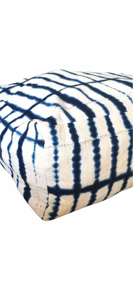 Ottomans - Alioune Big Bogolan Pouf - MAISON LAADANI