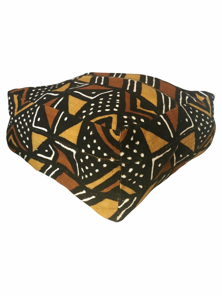 Ottomans - Alioune Big Bogolan Pouf - MAISON LAADANI