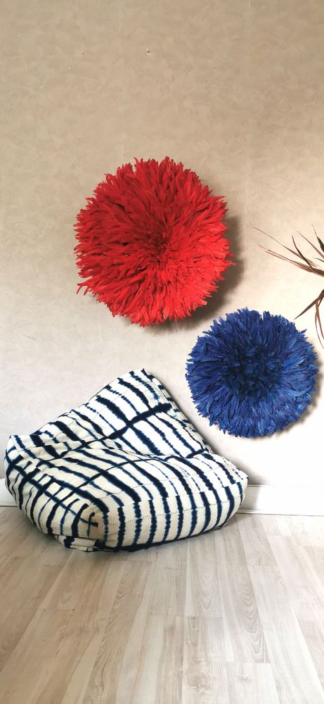 Ottomans - Alioune Big Bogolan Pouf - MAISON LAADANI